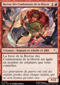 Recrue des Combattants de la libert - Avatar: The Last Airbender Eternal-Legal