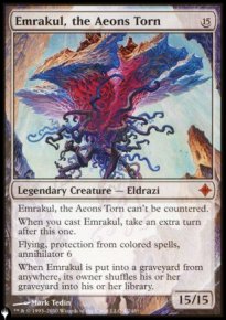 Emrakul, Dchirure des ons - The List