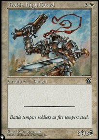 Haut garde de Trokin - The List