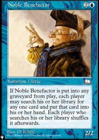 Noble bienfaiteur - The List