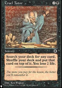 Prcepteur cruel - The List