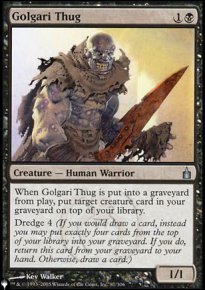 trangleur golgari - The List