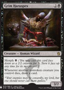 Aruspice sinistre - The List