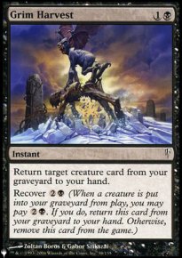 Sinistre rcolte - The List