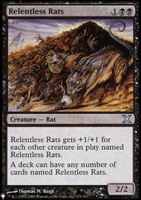 Rats implacables - The List
