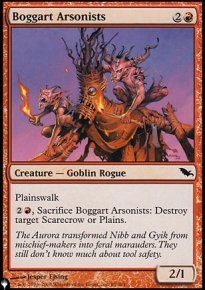 Incendiaires boggarts - The List