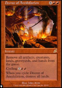 Dcret d'annihilation - The List