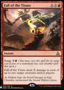 Chute des titans - The List