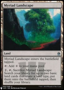 Paysage myriadaire - The List