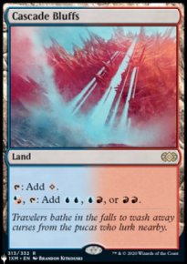 Cascade Bluffs - The List