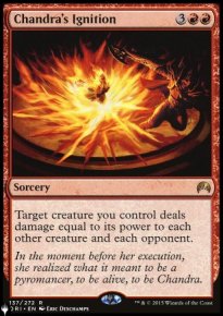 Embrasement de Chandra - The List