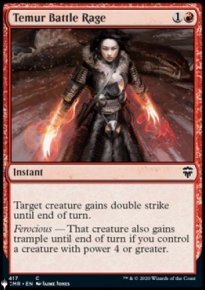 Temur Battle Rage - The List