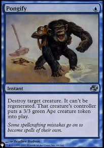 Pongidification - The List