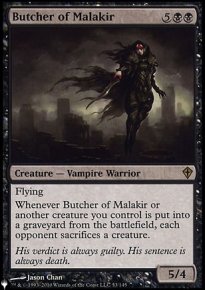 Butcher of Malakir - The List