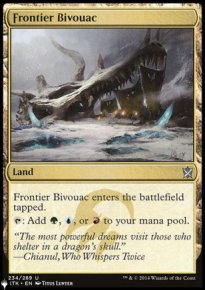 Bivouac de frontire - The List