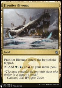 Frontier Bivouac - The List