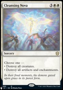 Nova purificatrice - The List