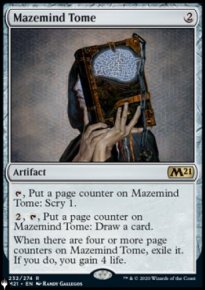 Mazemind Tome - The List