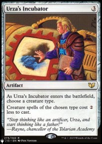 Incubateur d'Urza - The List