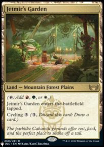 Jardin de Jetmir - The List