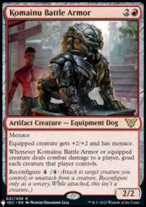 Armure de combat komainu - The List