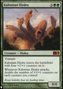 Hydre kalonienne - The List