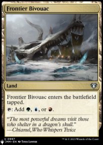 Bivouac de fronti�re - The List