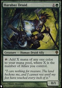 Druidesse de l'Harabaz - The List