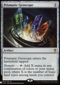 Prismatic Geoscope - The List