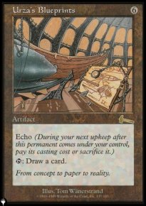 Urza's Blueprints - The List