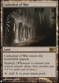 Cathdrale de la Guerre - The List