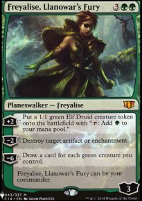 Freyalise, Fureur de Llanowar - The List