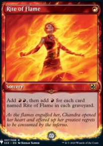 Rite de flammes - The List