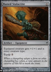 Stalactite couvert de runes - The List