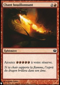 Chant bouillonnant - The List