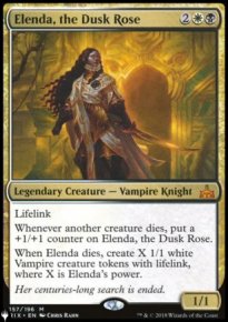Elenda, la Rose du crpuscule - The List