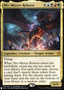 Niv-Mizzet revenu  la vie - The List