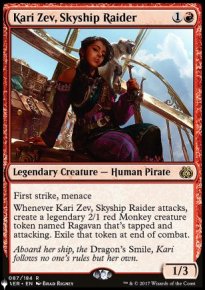 Kari Zev, Skyship Raider - The List