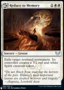 Rduire en souvenir - The List