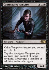 Vampire captivant - The List