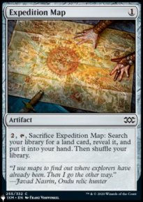 Carte d'expdition - The List