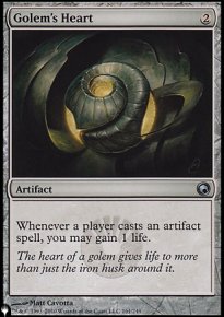 Golem's Heart - The List