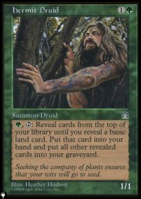 Druide ermite - The List