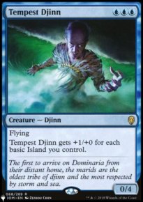 Djinn des temptes - The List