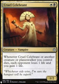 Cruel Celebrant - The List