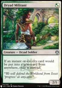 Militante dryade - The List