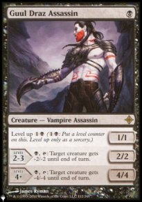 Assassin de Guul Draz - The List