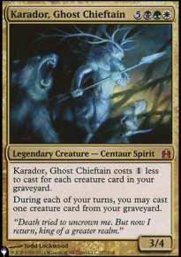 Karador, Ghost Chieftain - The List