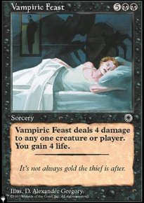 Festin vampirique - The List