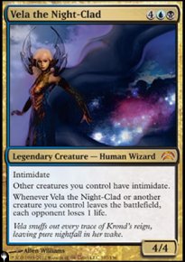 Vela  la Robe de nuit - The List